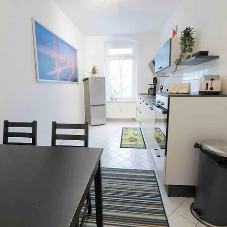 公寓 Lutherviertel-balkonapartment Mit 2 Schlafzimmern