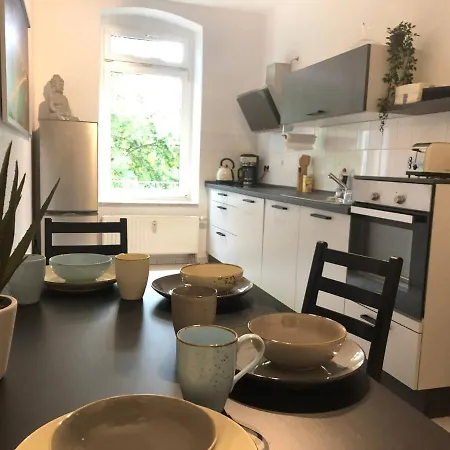 公寓 Lutherviertel-balkonapartment Mit 2 Schlafzimmern